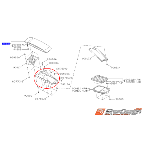 Conduit de refroidissement IMPREZA GT 94-96