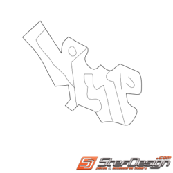 Système de verrouillage capot pour SUBARU WRX et STI de 2001 à 2002.