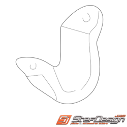 Support silent bloc barre anti-roulis SUBARU P1 WRX/STI 2001 au 16/10/2002