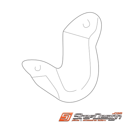 Support silent bloc barre anti-roulis SUBARU P1 WRX/STI 2001 au 16/10/2002