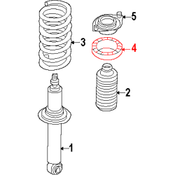 Siège caoutchouc amortisseur arrière WRX/STI 08-10