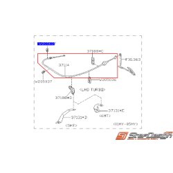 Câble d'accélérateur (conduite a gauche) origine WRX/STI 01-05