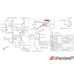 Silent bloc triangle arrière STI 01-02 et P1
