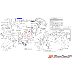 Support de fixation latérales auto-radio WRX/STI 01-07 