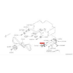 Vis de support de galet tendeur