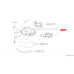 Rétroviseur origine subaru WRX 08-10 